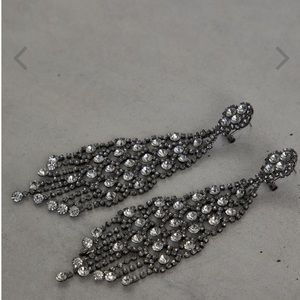 BCBG Stone Chandelier Earrings